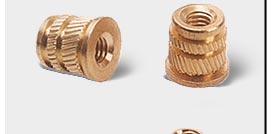 Brass Threaded  Inserts, Moulded-in Inserts