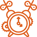 Intricate parts such as clock components
